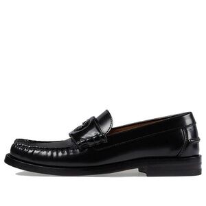 GUCCI Women's Black Leather Interlocking G Loafers Size 8.5 (US) NIB 738676
